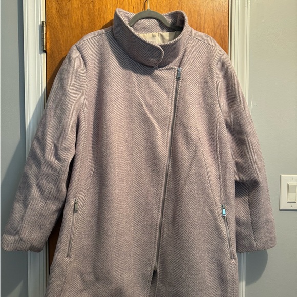 LOFT Stylish Wool Blend Winter Coat - Picture 2 of 8